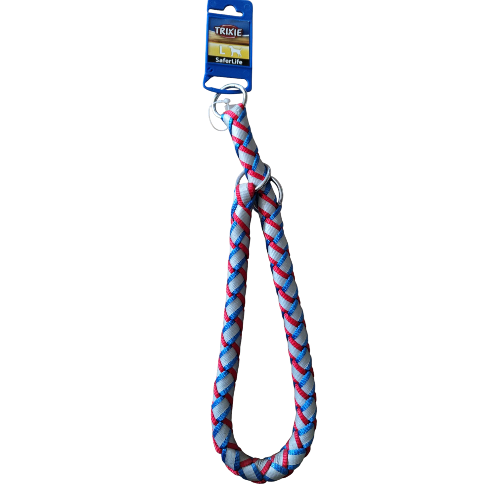 Trixie - Trixie - Collier L. 47-55 cm ø18 mm CAVO d'éducation bleu-rouge - Imagen 3
