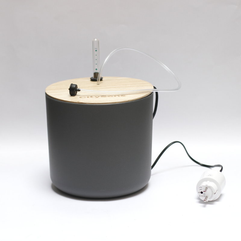 Système d'irrigation automatique par goutte-à-goutte CitySens avec réservoir noir - Image 3