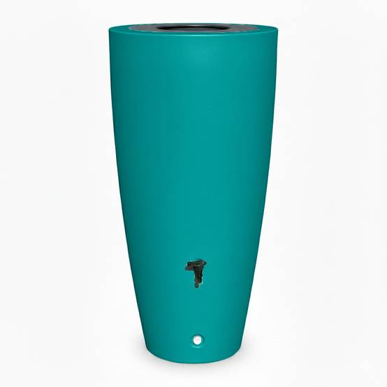 Récupérateur d'eau de pluie 190l ros'eau 2-en-1 + kit complet - plast'up rotomoulage - Image 1