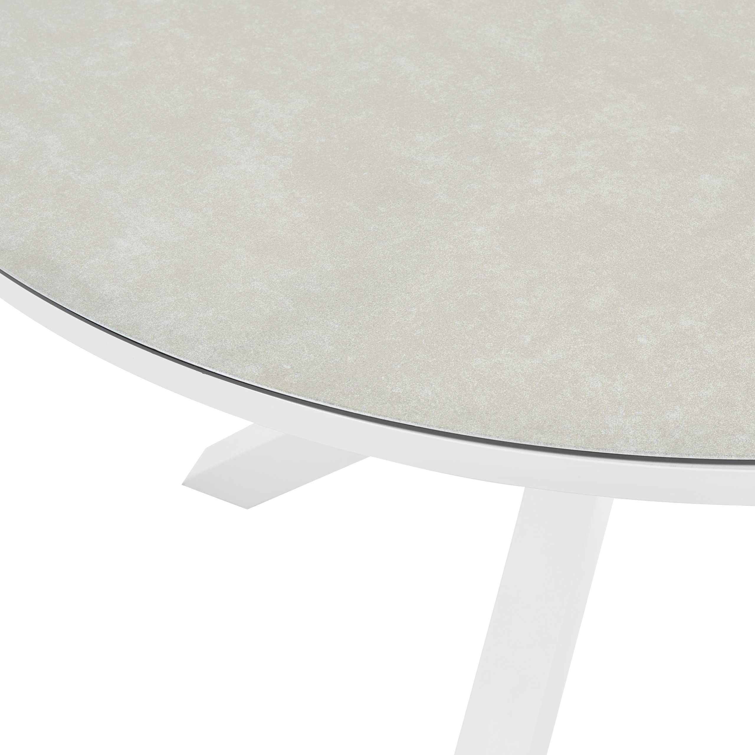 Beliani - Set de salle à manger, 4 Personnes Aluminium Gris MALETTO/BUSSETO - Beliani - Imagen 10