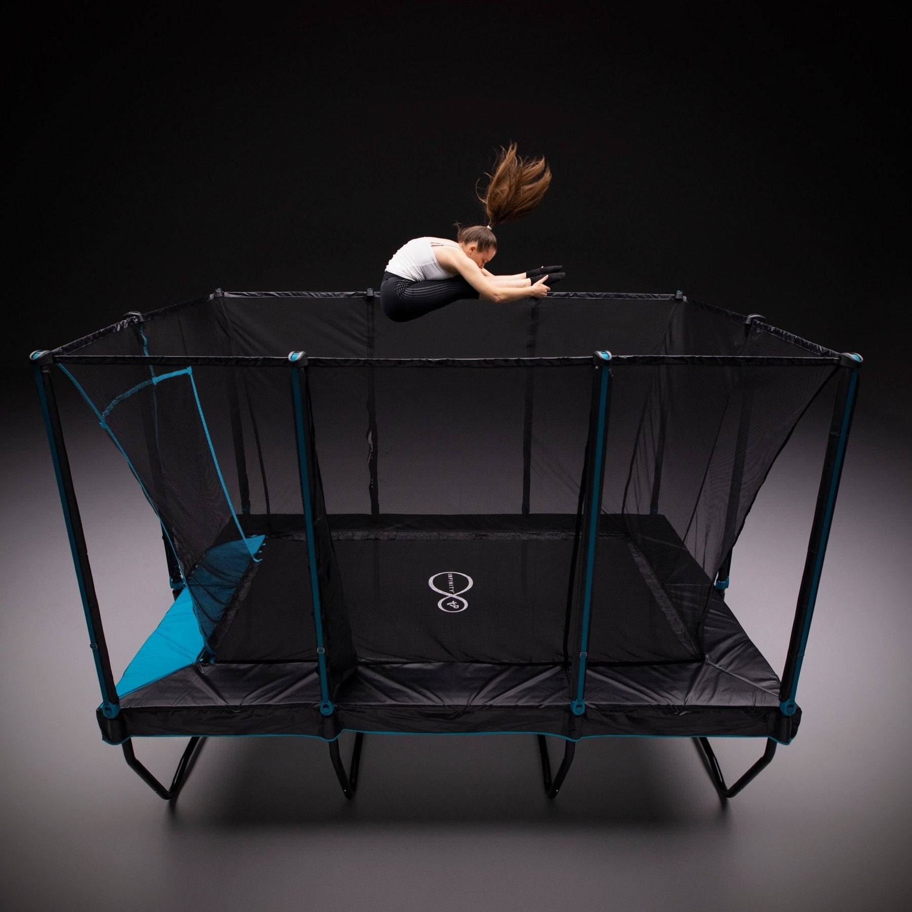 Tp Toys - Trampoline rectangulaire INFINITY 439 x 313 cm - Imagen 2