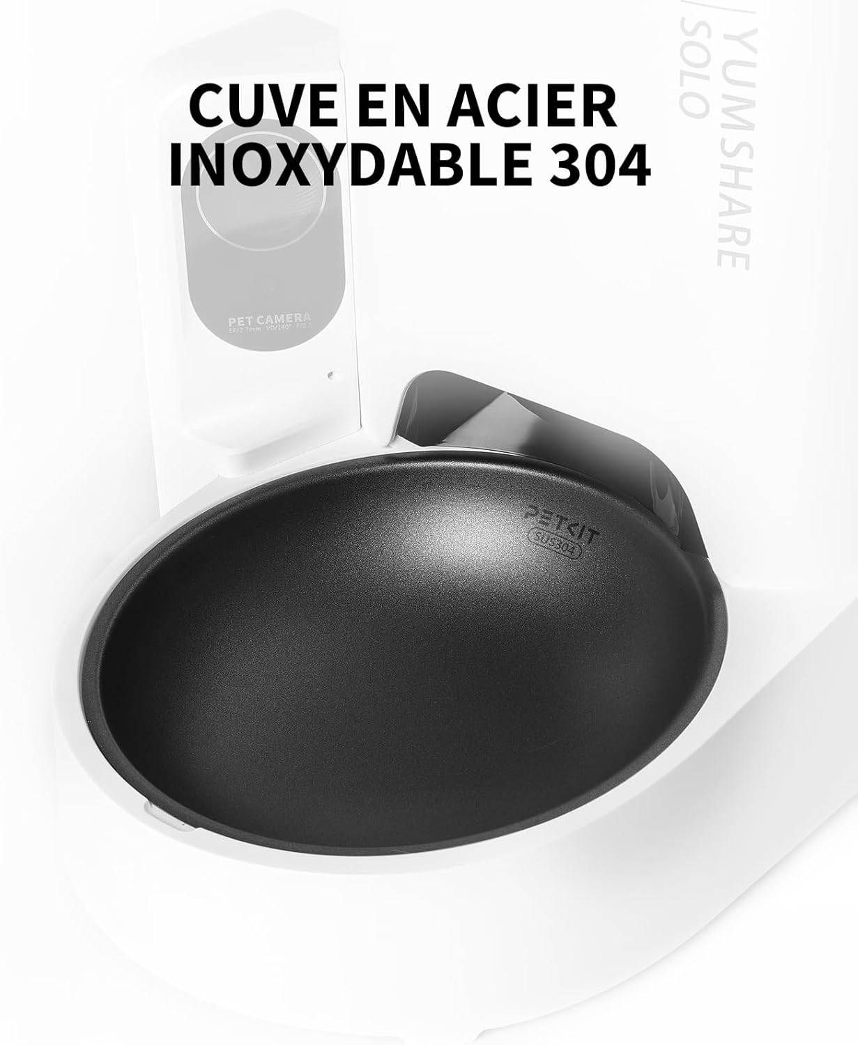 Petkit - YumShare Solo distributeur de croquettes automatique connecté avec caméra IA - 3L PETKIT.FR - Imagen 5