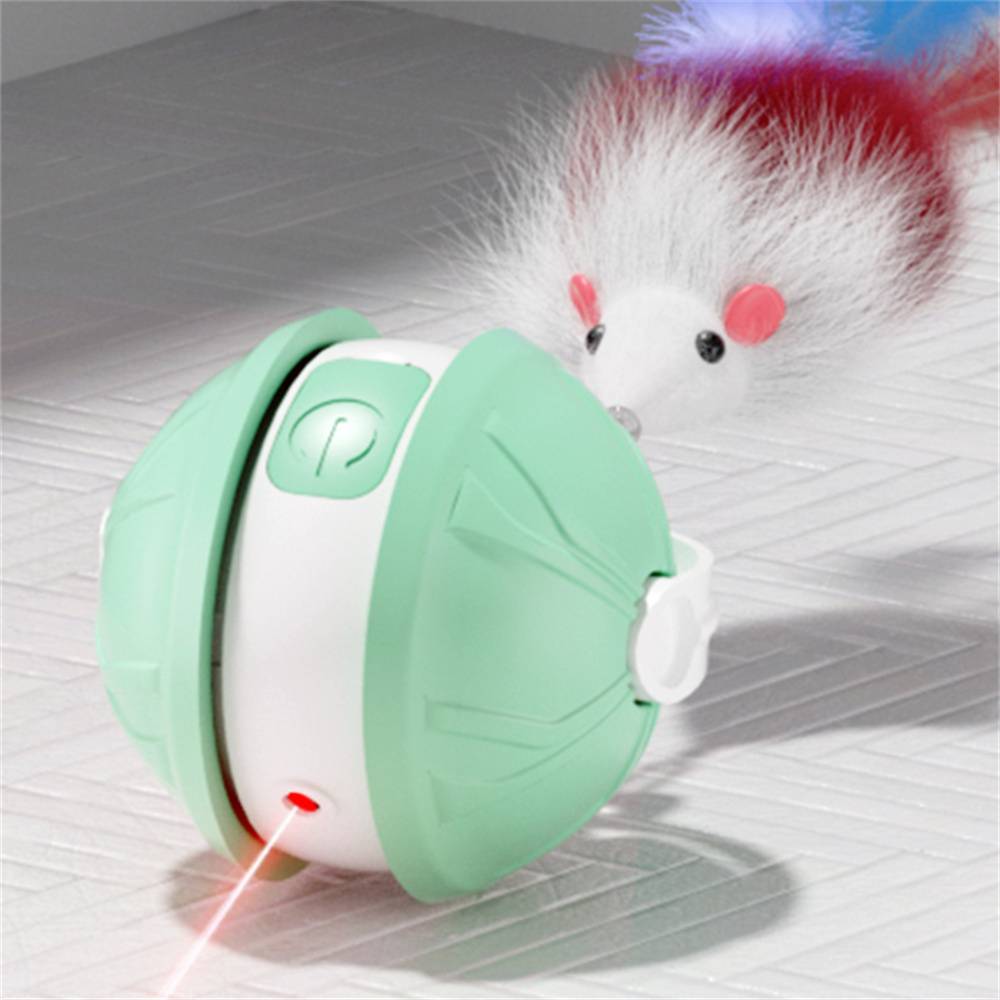 Jouet intelligent Balle interactive pour chat - Rose MCBOSON - Image 7