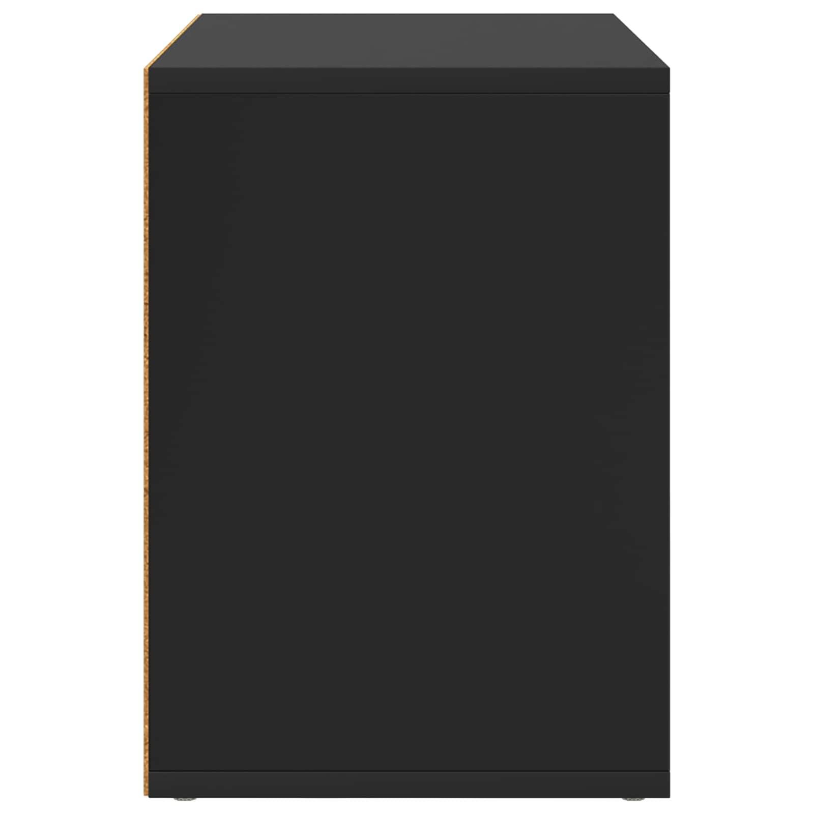 Vidaxl - Maison pour chat Noir 51 x 30 x 42,5 cm Bois d'ingénierie vidaXL 8000645 - Image 7