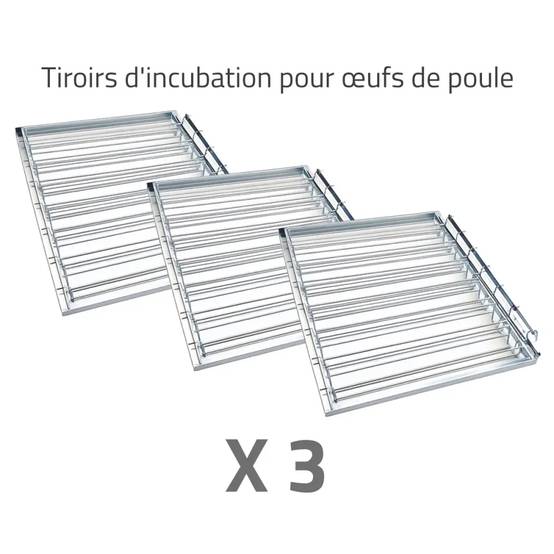 Couveuse + 3 Tiroirs de caille à poule + 1 Panier d'éclosion + 1 Kit humidification MAINO - Image 4