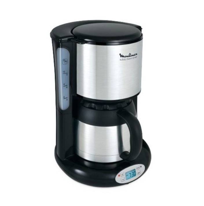 Moulinex - Cafetière isotherme programmable 12 tasses 800w noir/inox FT362811 Moulinex - Image 1