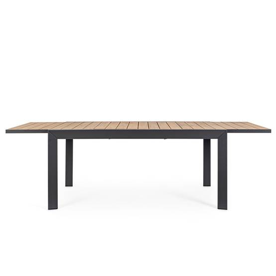 Autre - Table à manger de jardin extensible en métal L160/240 - FREJUS - Imagen 4