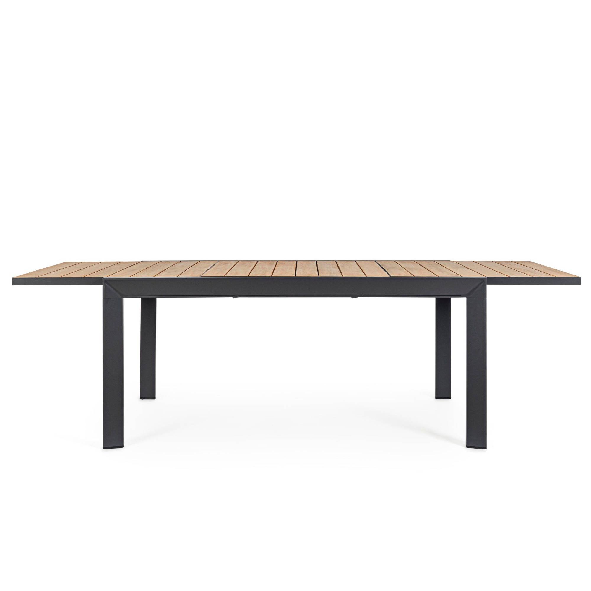 Autre - Table à manger de jardin extensible en métal L160/240 - FREJUS - Imagen 4