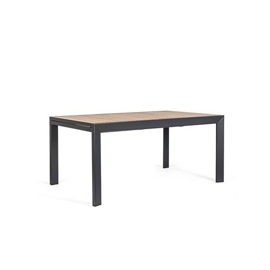 Autre - Table à manger de jardin extensible en métal L160/240 - FREJUS - Imagen 3