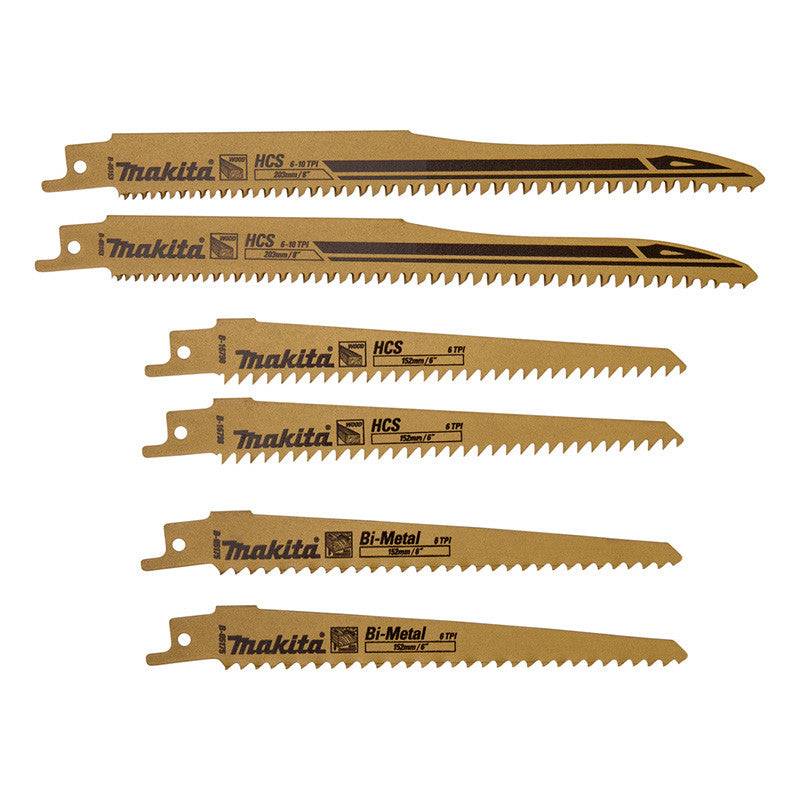 Makita - Pack de 6 lames bois pour scie récipro MAKITA B-44432 Makita - Imagen 2