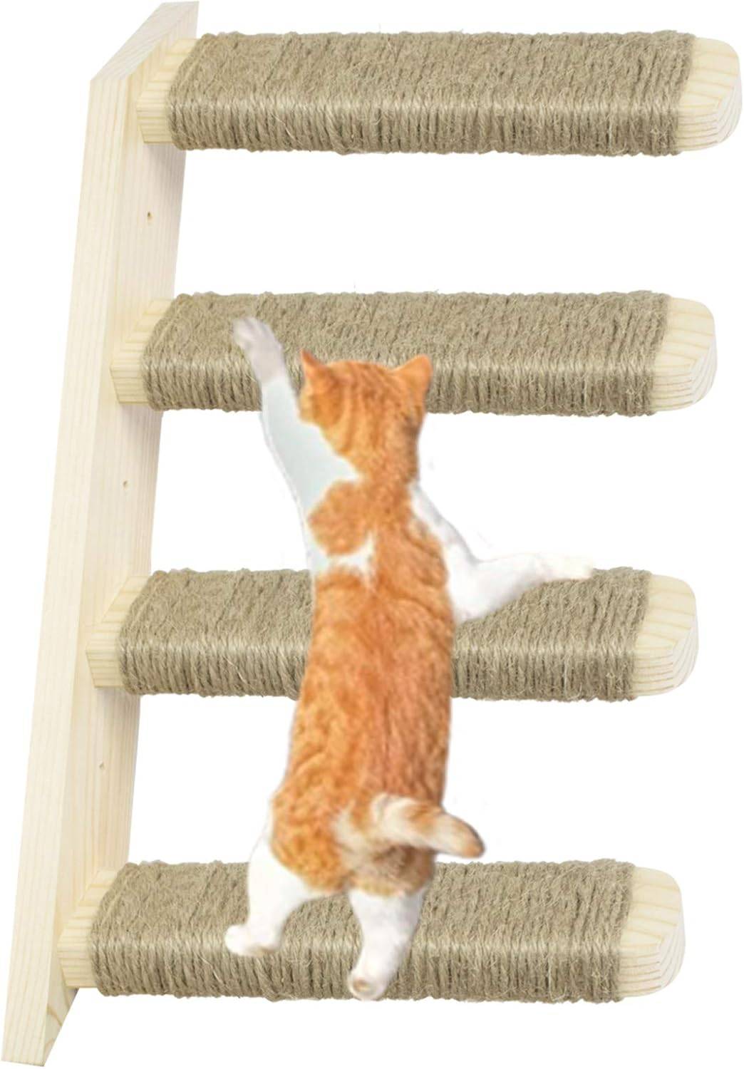 Escalier pour Chat Marches en Bois Massif
