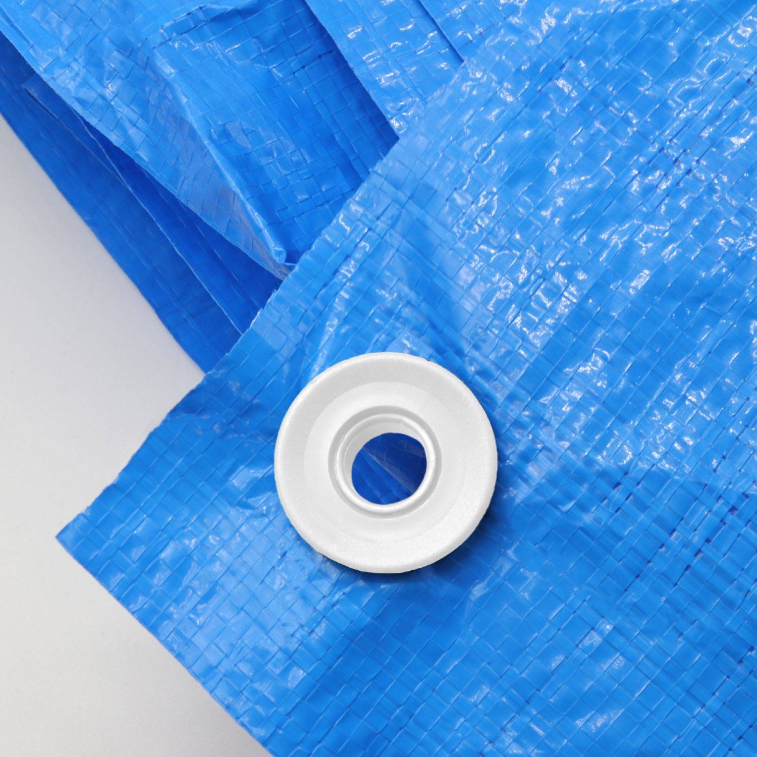 Linxor - Lot de 40 oeillets à clipser pour bâche à bulles ou autres types de bâches  - Blanc - Linxor - Imagen 5