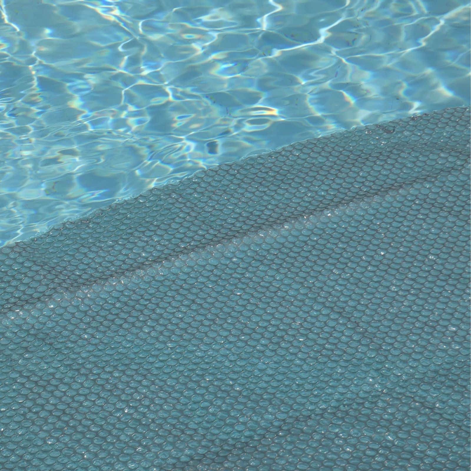 Bâche  Solaire Piscine Grise Rectangle 2.2x4.5m Epaisseur 215 Microns Edenea - Image 1