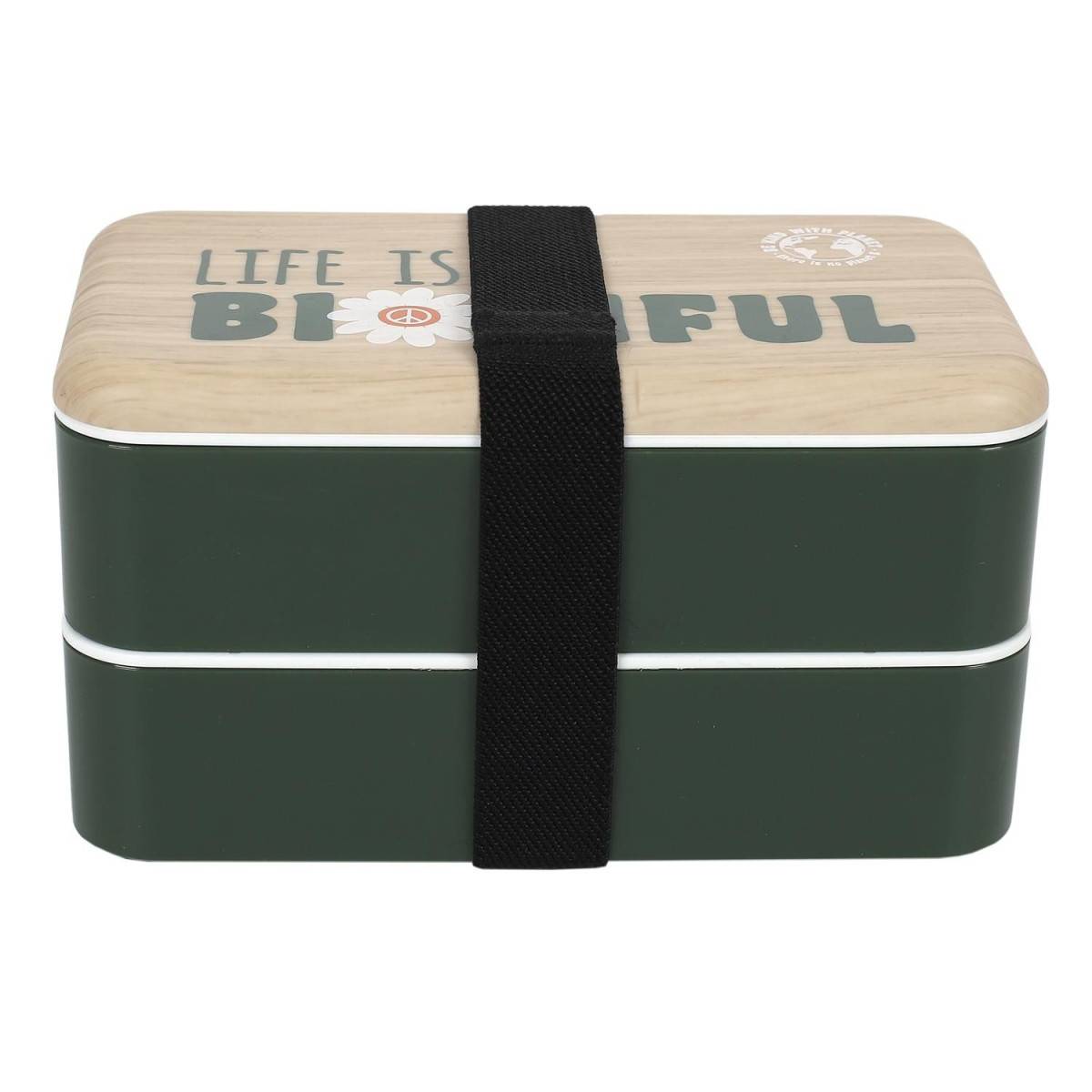 Cook Concept - Coffret Repas Lunch Box "4 Pièces" 25cm Vert - Image 2