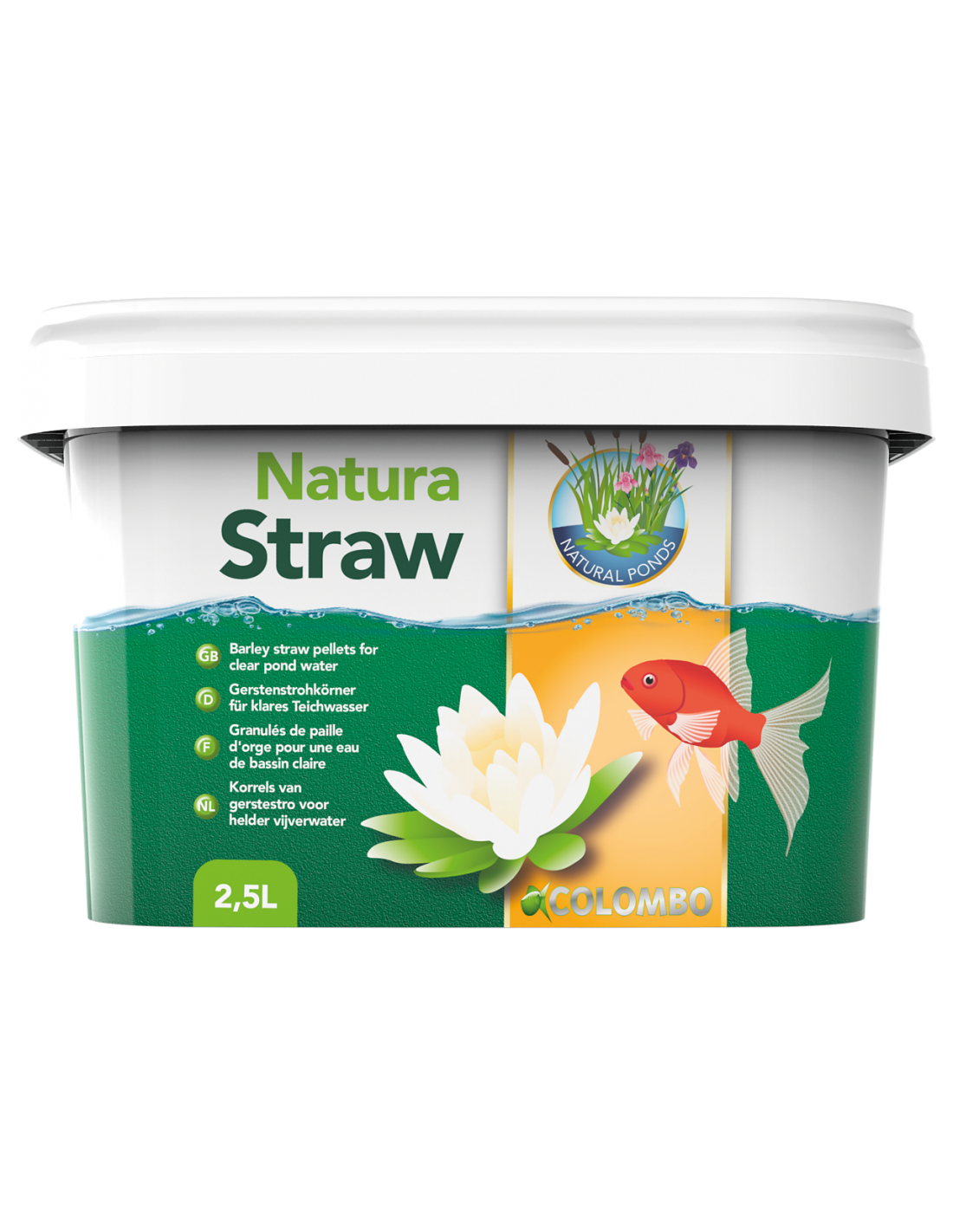 Colombo Natura Straw Gránulos de paja de cebada 2500 ml - COLOMBO