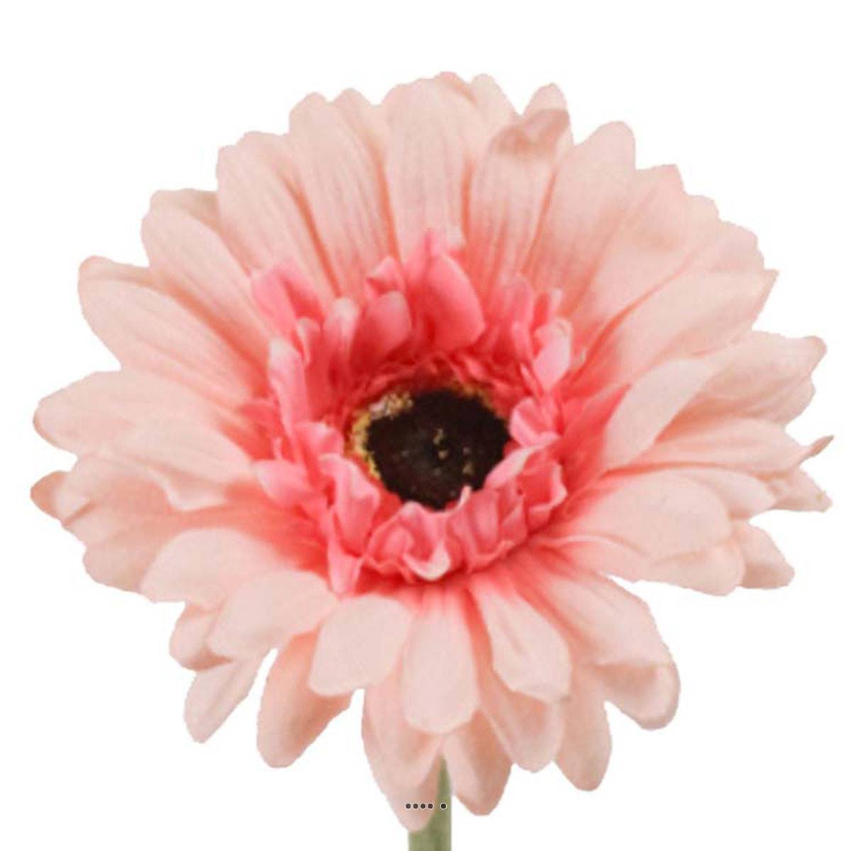 Artificielles - Gerbera artificiel H 55 cm D 10 cm superbe tête tissu Rose - couleur: Rose - Imagen 3