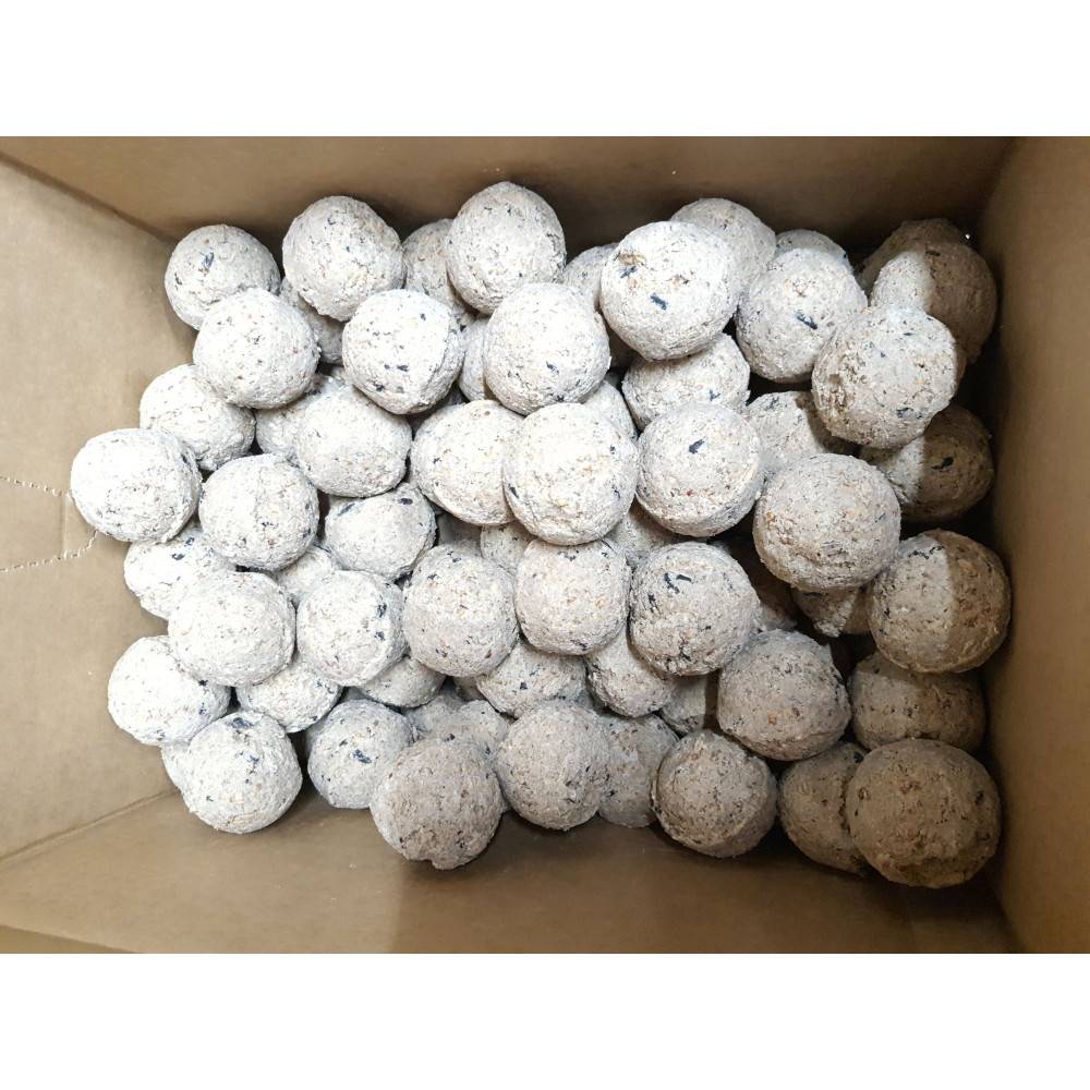 Zolux - 100 Bolas de grasa de 90 g todas las estaciones para pájaros