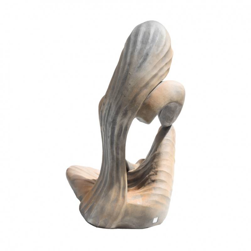Jardinex - Statue de jardin Iseult effet demi rouille - Rouille 90 cm - Jardinex - Imagen 10