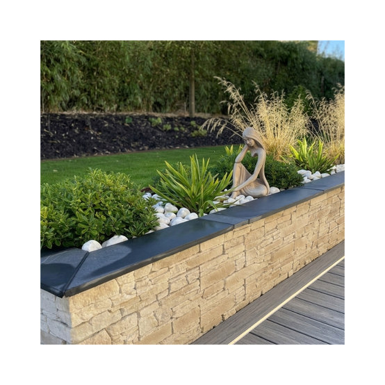 Jardinex - Statue de jardin Iseult effet demi rouille - Rouille 90 cm - Jardinex - Imagen 4