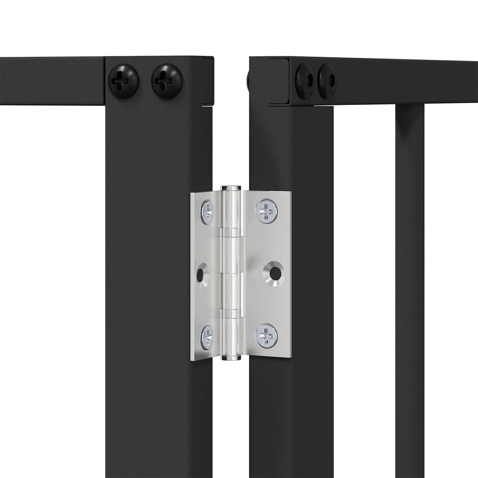 Barrière pour chien acier galvanisé noir 321 x 1.5 x 60 cm - PANGIVO - Image 6