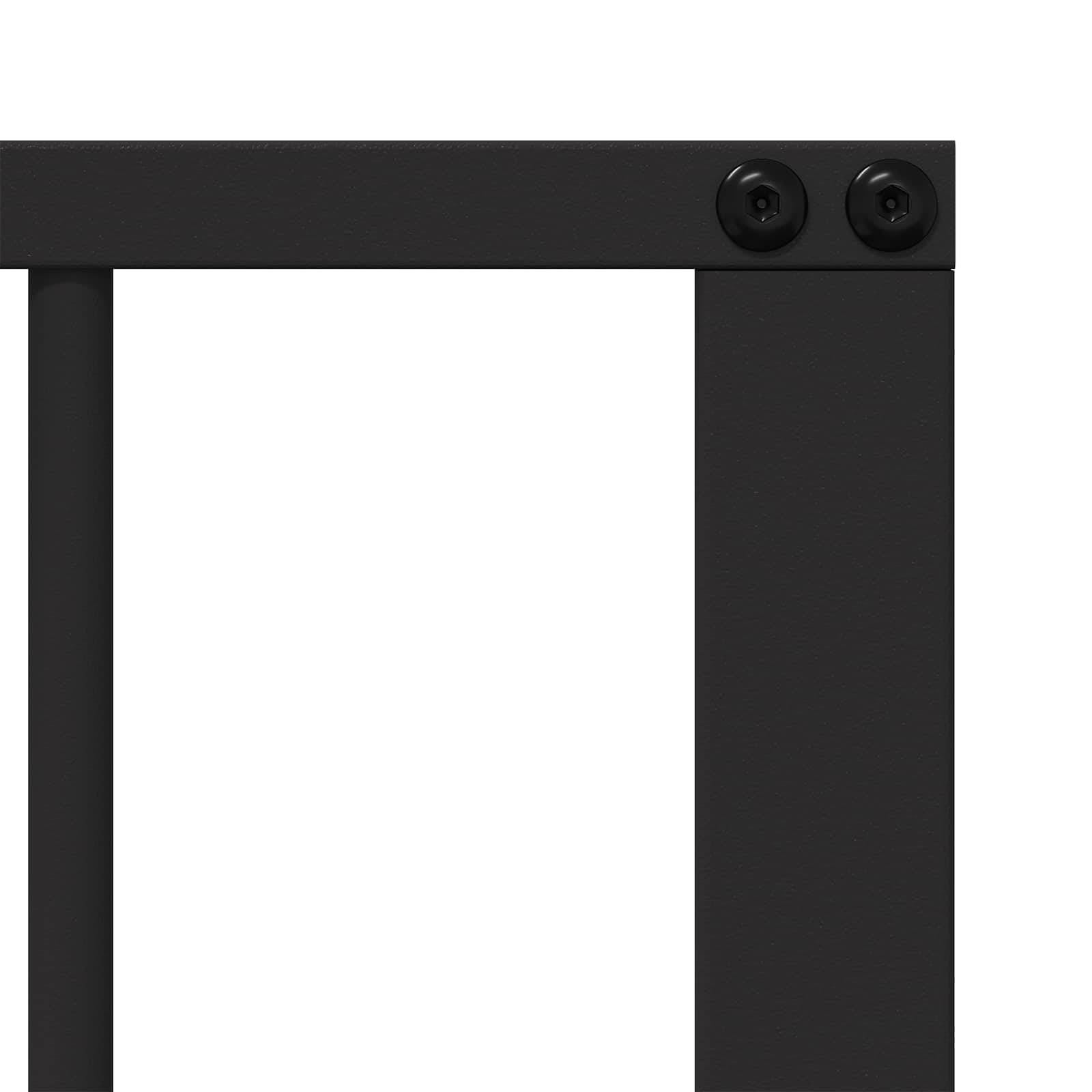 Barrière pour chien acier galvanisé noir 321 x 1.5 x 60 cm - PANGIVO - Image 7
