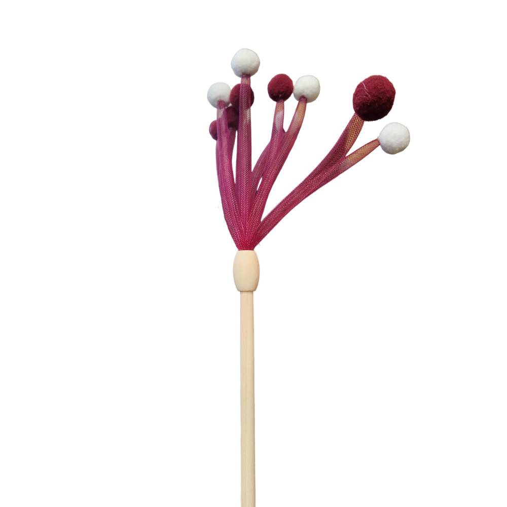 Trixie - Jouet pour chat canne a pêche avec tubes 40 cm - Imagen 2