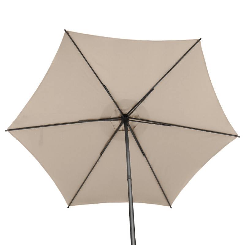 Hesperide - Parasol droit rond inclinable "Soya" blé 2,7m Hespéride - Imagen 6