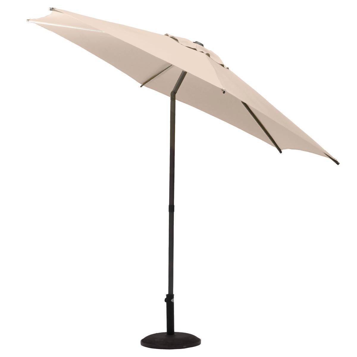 Hesperide - Parasol droit rond inclinable "Soya" blé 2,7m Hespéride - Imagen 3