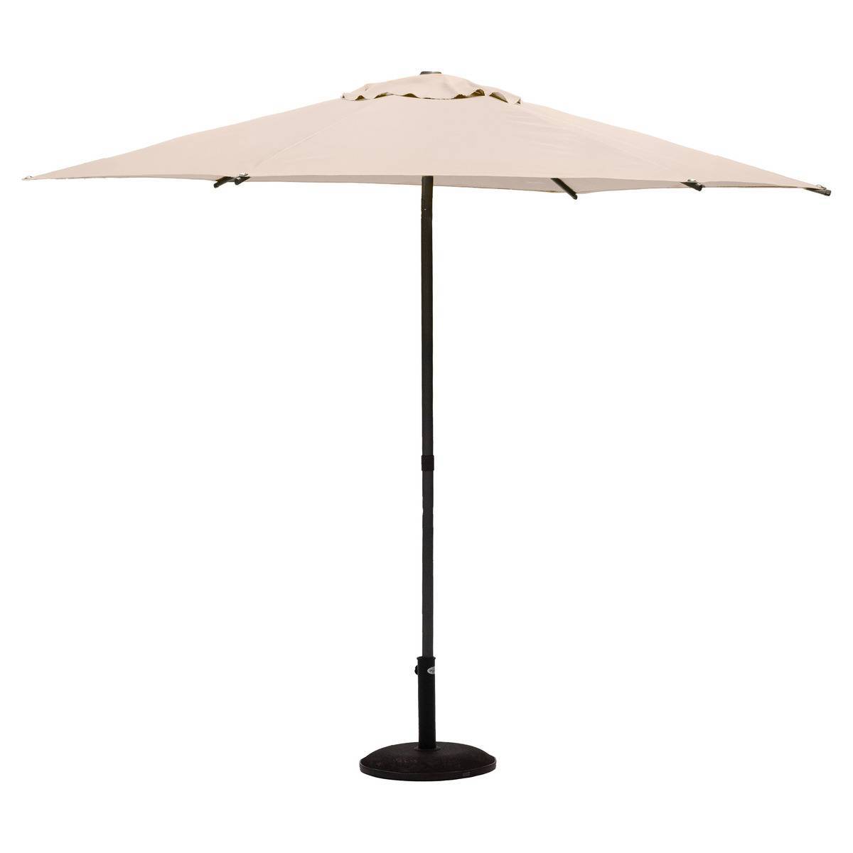 Hesperide - Parasol droit rond inclinable "Soya" blé 2,7m Hespéride - Imagen 2