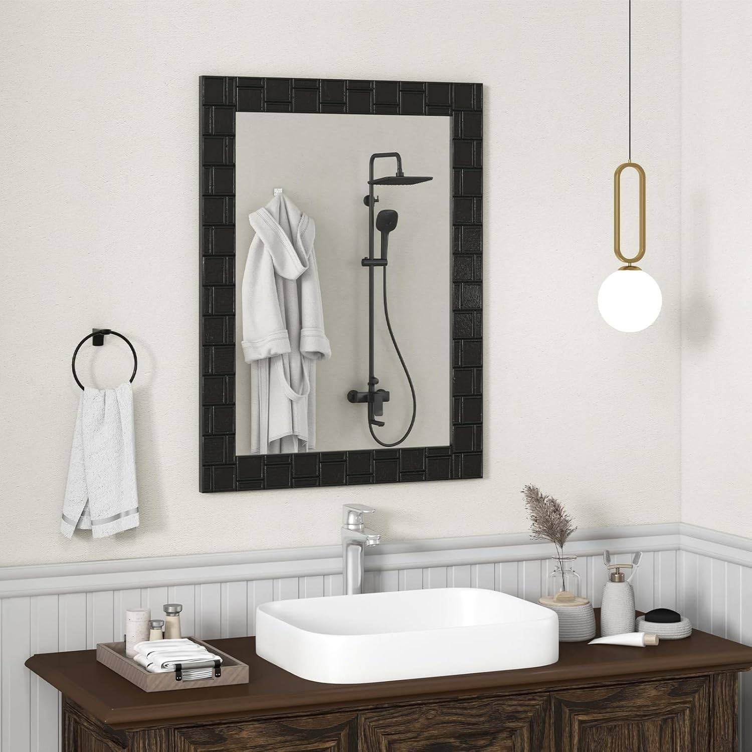 Miroir décoratif mural chambre et salle de bain | – Bohome Living
