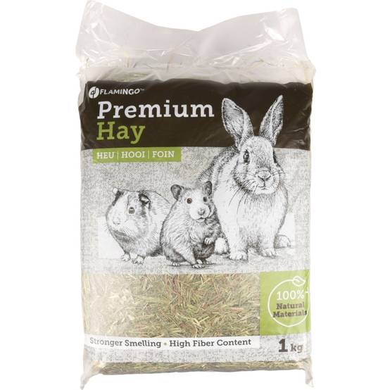 Flamingo - Foin de pré premium nature 1 kg soit 30 litres pour rongeur - Imagen 1
