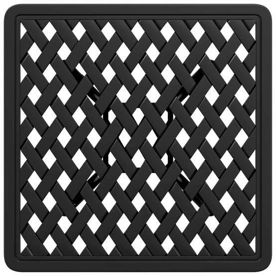 Table de jardin aluminium coulé noir 53 x 53 x 53 cm, Poids :4.85kg - PANGIVO - Image 8