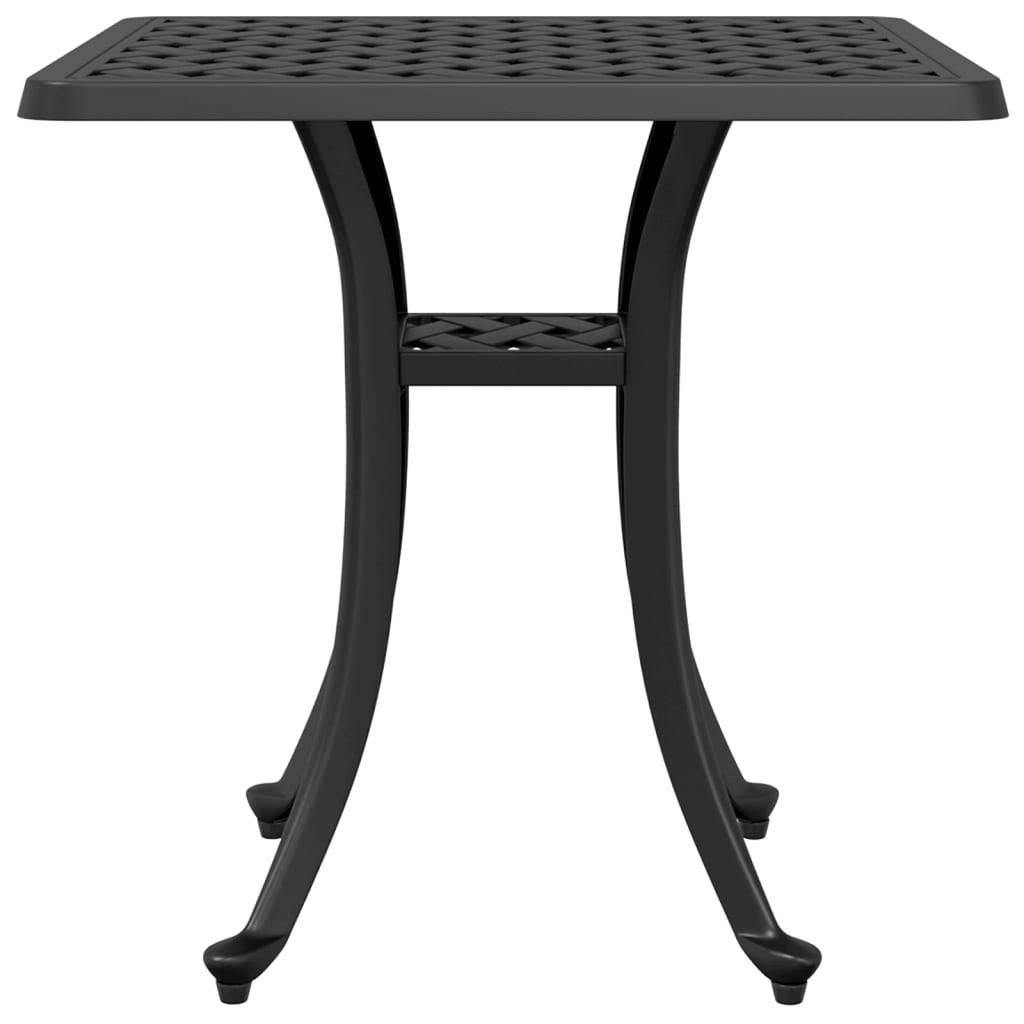 Table de jardin aluminium coulé noir 53 x 53 x 53 cm, Poids :4.85kg - PANGIVO - Image 5