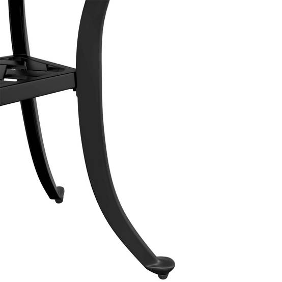 Table de jardin aluminium coulé noir 53 x 53 x 53 cm, Poids :4.85kg - PANGIVO - Image 10