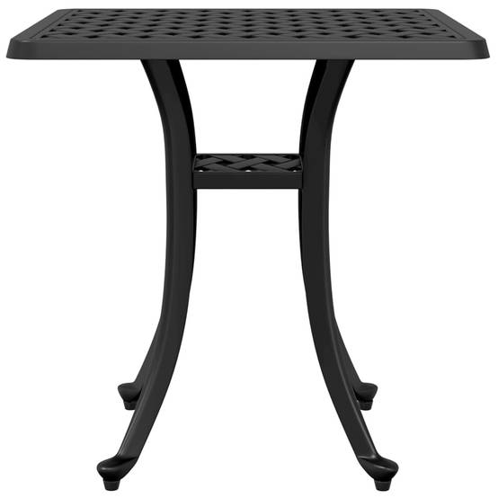 Table de jardin aluminium coulé noir 53 x 53 x 53 cm, Poids :4.85kg - PANGIVO - Image 6
