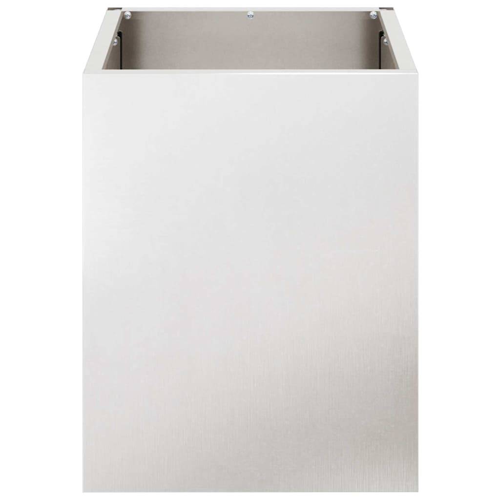 Maison Chic - Cache-pot, Pot De Fleurs Argent Acier inoxydable g359 - Image 5