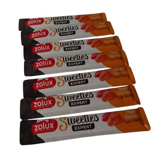 Zolux - Sticks crème de thon et saumon 7 x 14 g pour chat - Image 1