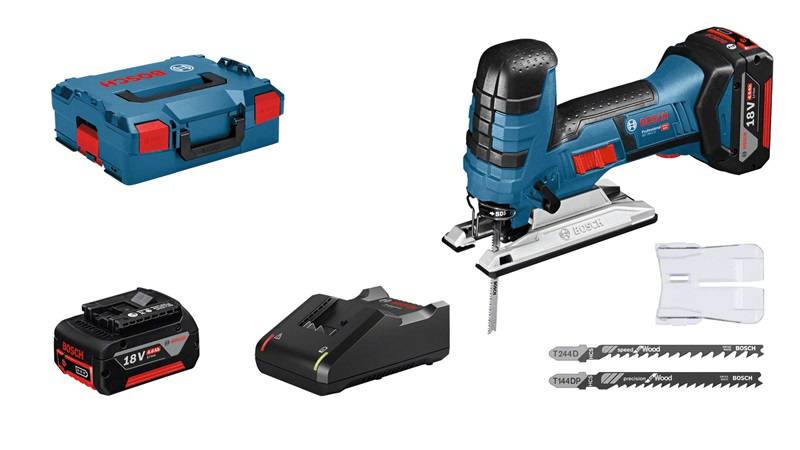 Bosch Professional - Scie sauteuse 18V 2 batteries 4.0Ah + chargeur + L-Boxx GST 18 V-LI S BOSCH - 06015A5107 - Imagen 1