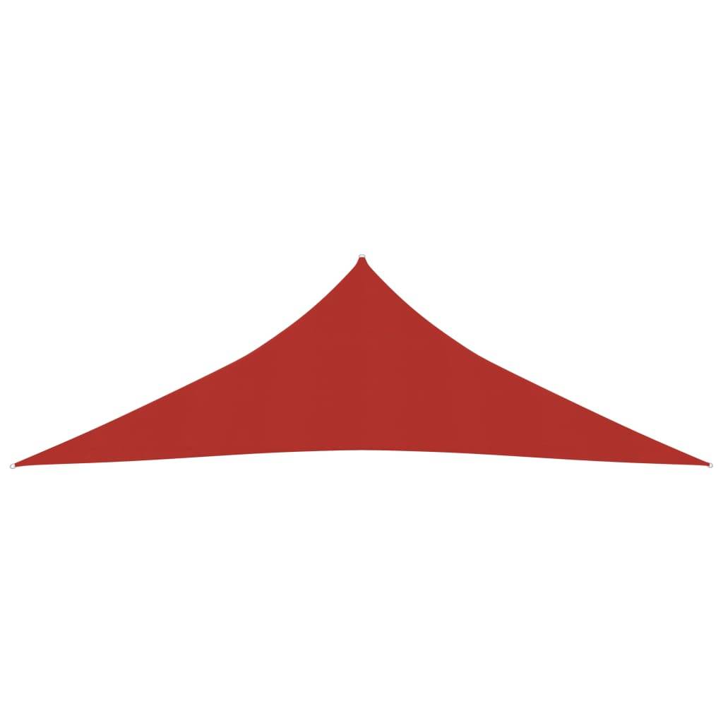 Helloshop26 - Voile toile d'ombrage parasol 160 g/m² PEHD 4 x 4 x 5,8 m rouge - Imagen 1