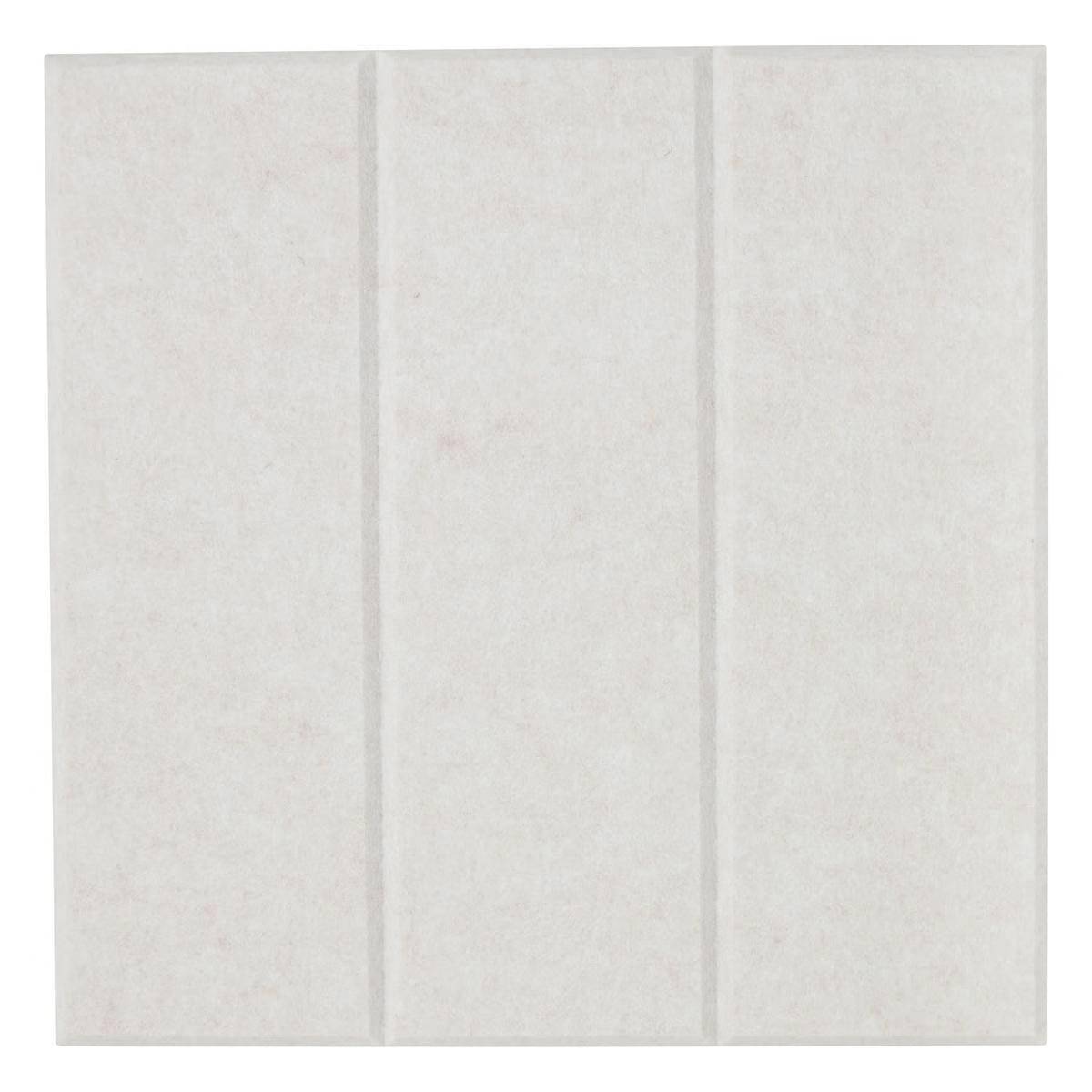Lot de 4 Panneaux Déco "Feutrine" 30x30cm Gris - Image 2