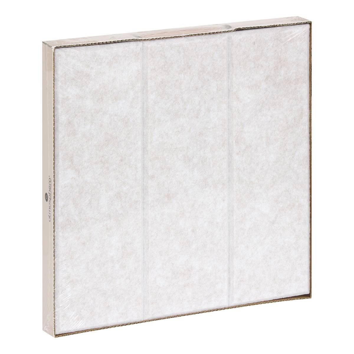 Lot de 4 Panneaux Déco "Feutrine" 30x30cm Gris - Image 5