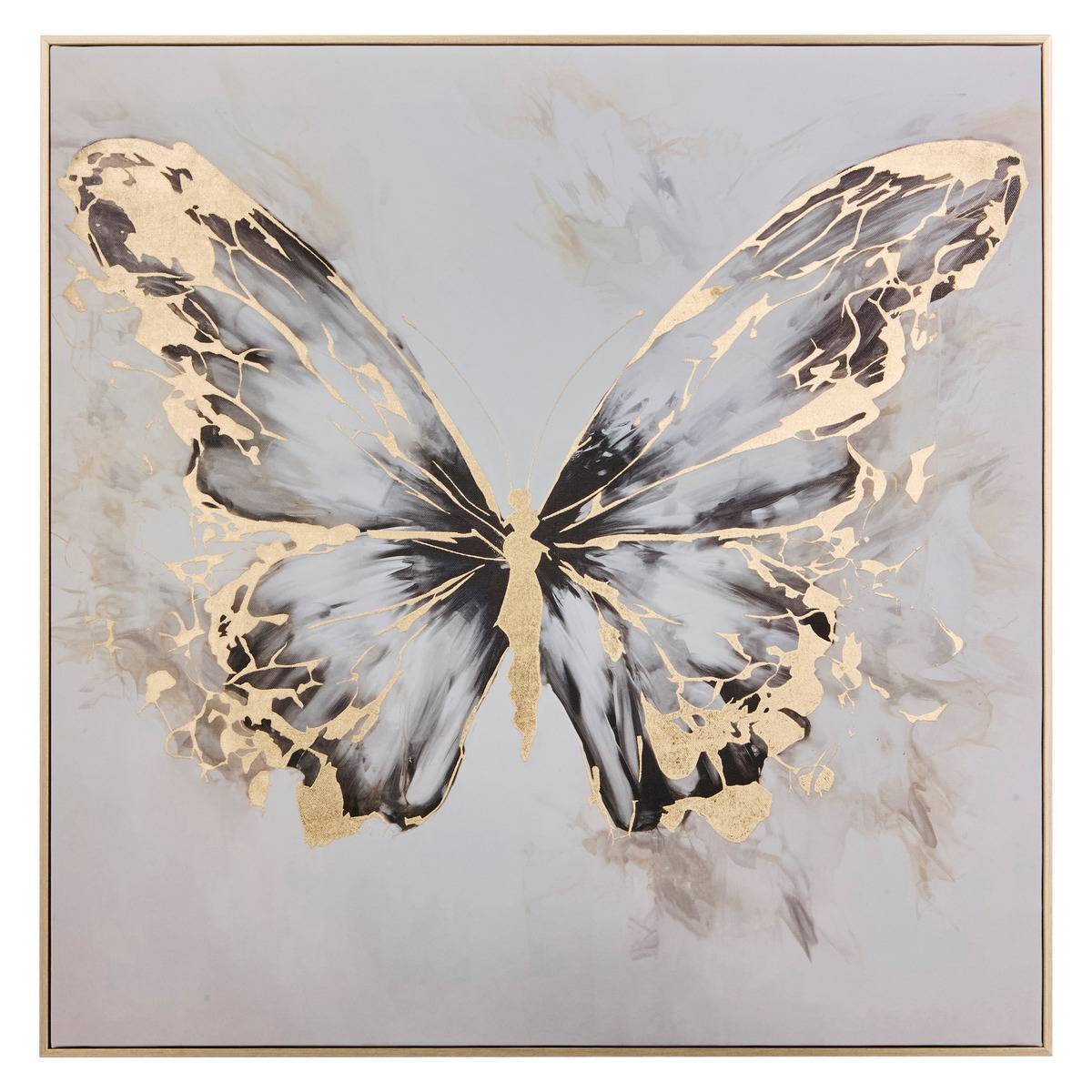 Atmosphera - Toile imprimée encadrée Hilo 60x60cm - Atmosphera Créateur d'intérieur