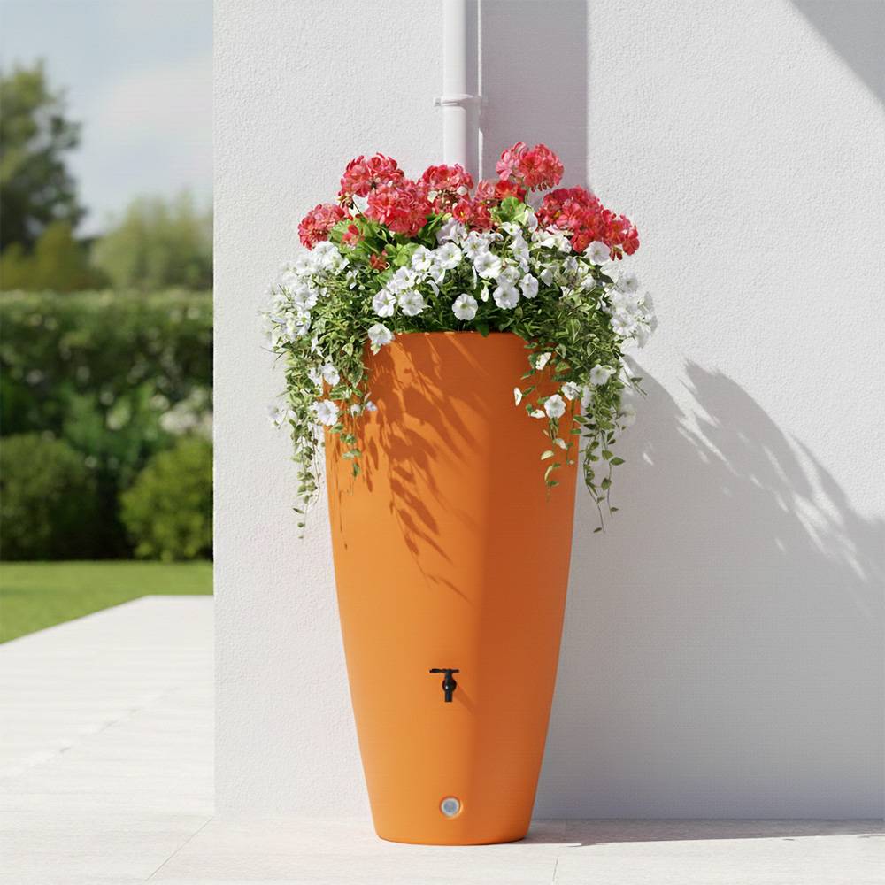 Récupérateur d'eau de pluie 190l ros'eau 2-en-1 + kit complet - plast'up rotomoulage - Imagen 3
