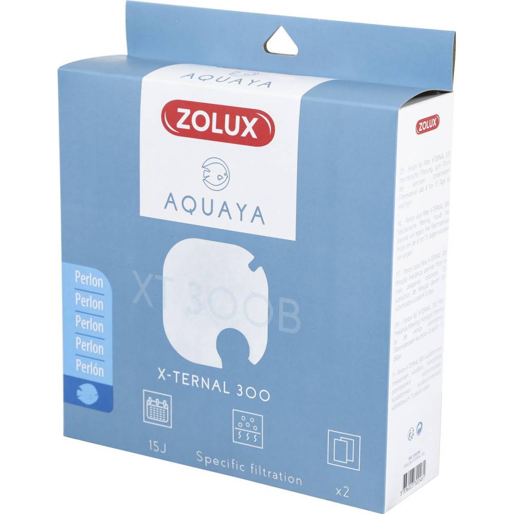 Zolux - Filtre pour pompe x-ternal 300, filtre XT 300 B perlon x 2. pour aquarium. - Imagen 3