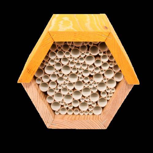 Esschert Design - Hôtel à abeilles en bois et papier - Image 1