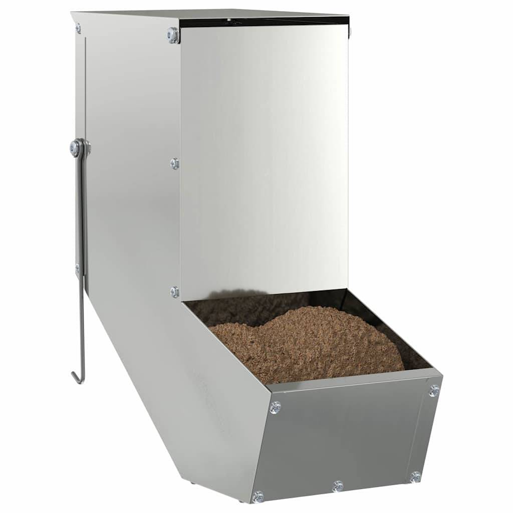 Vidaxl - Distributeur pour lapins Argent 12,5 x 26 x 28,5 cm vidaXL 874599 - Image 4