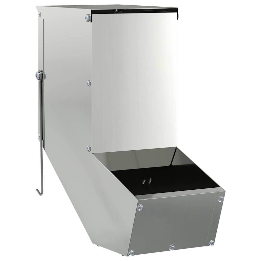 Vidaxl - Distributeur pour lapins Argent 12,5 x 26 x 28,5 cm vidaXL 874599 - Image 2