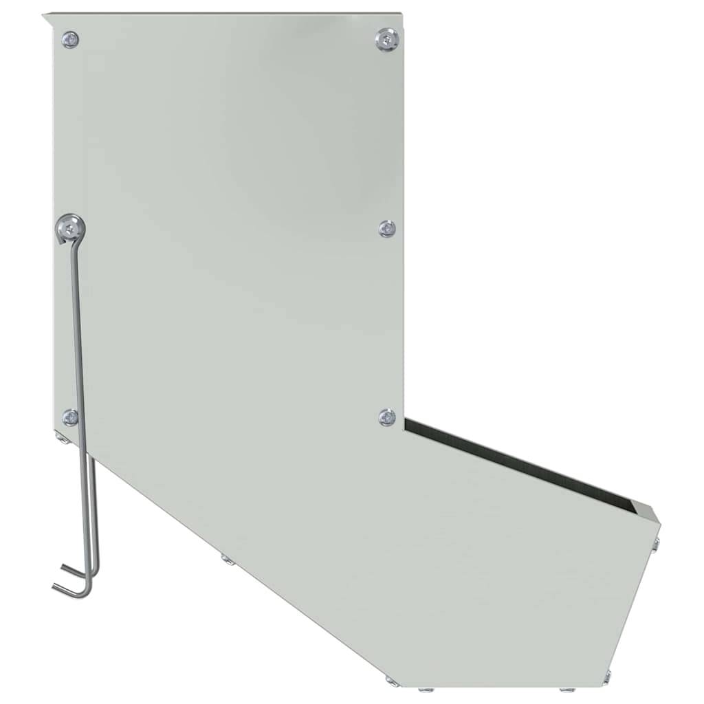 Vidaxl - Distributeur pour lapins Argent 12,5 x 26 x 28,5 cm vidaXL 874599 - Image 6