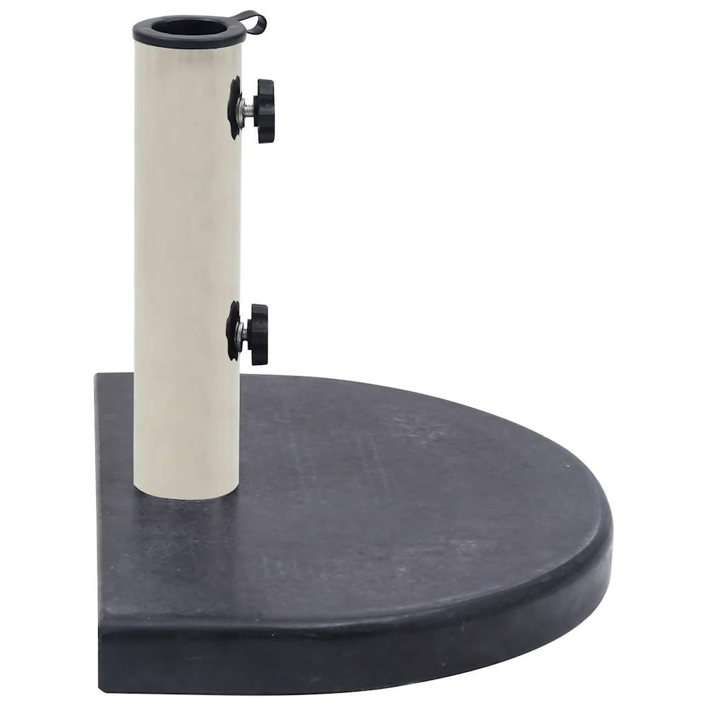 Maison Chic - Socle de parasol - accessoire parasol Noir 40x28x4 cm Granite - MEUBLE PRO - Image 3