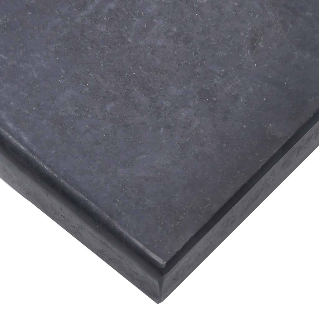 Maison Chic - Socle de parasol - accessoire parasol Noir 40x28x4 cm Granite - MEUBLE PRO - Image 6